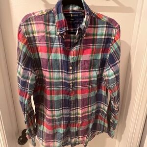 Ralph Lauren Vibrant Plaid Men's Shirt